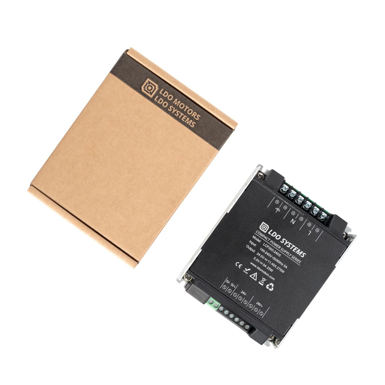 LDO LCP300 - 24D5 300W 24V and 5V Compact Power Supply (PSU) - LCP300 - 24D5 - DREMC STORE