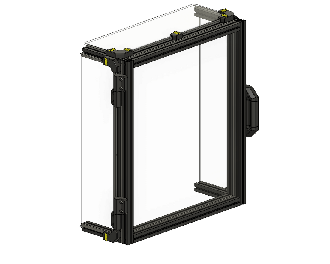 LDO Micron+ (160/180) Colony Clacker door kit - Hardware Kit + Panel - LDO - MICRON - CCDK - BLK - DREMC STORE