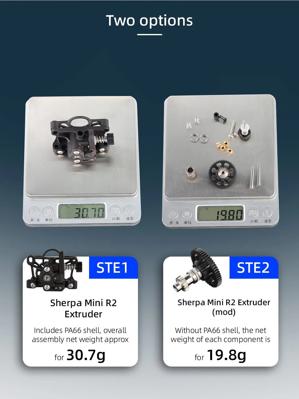 Mellow Sherpa Mini R2 Extruder Kit (no motor) - M - SHERPA - MINI - DREMC STORE