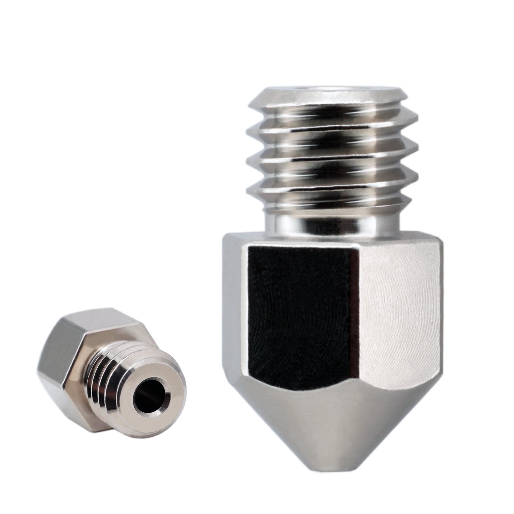 Micro Swiss Brass Plated Wear Resistant Nozzle for MK8 (CR10 / Ender / Tornado / MakerBot) - 0.2mm - M2549 - 02 - DREMC STORE
