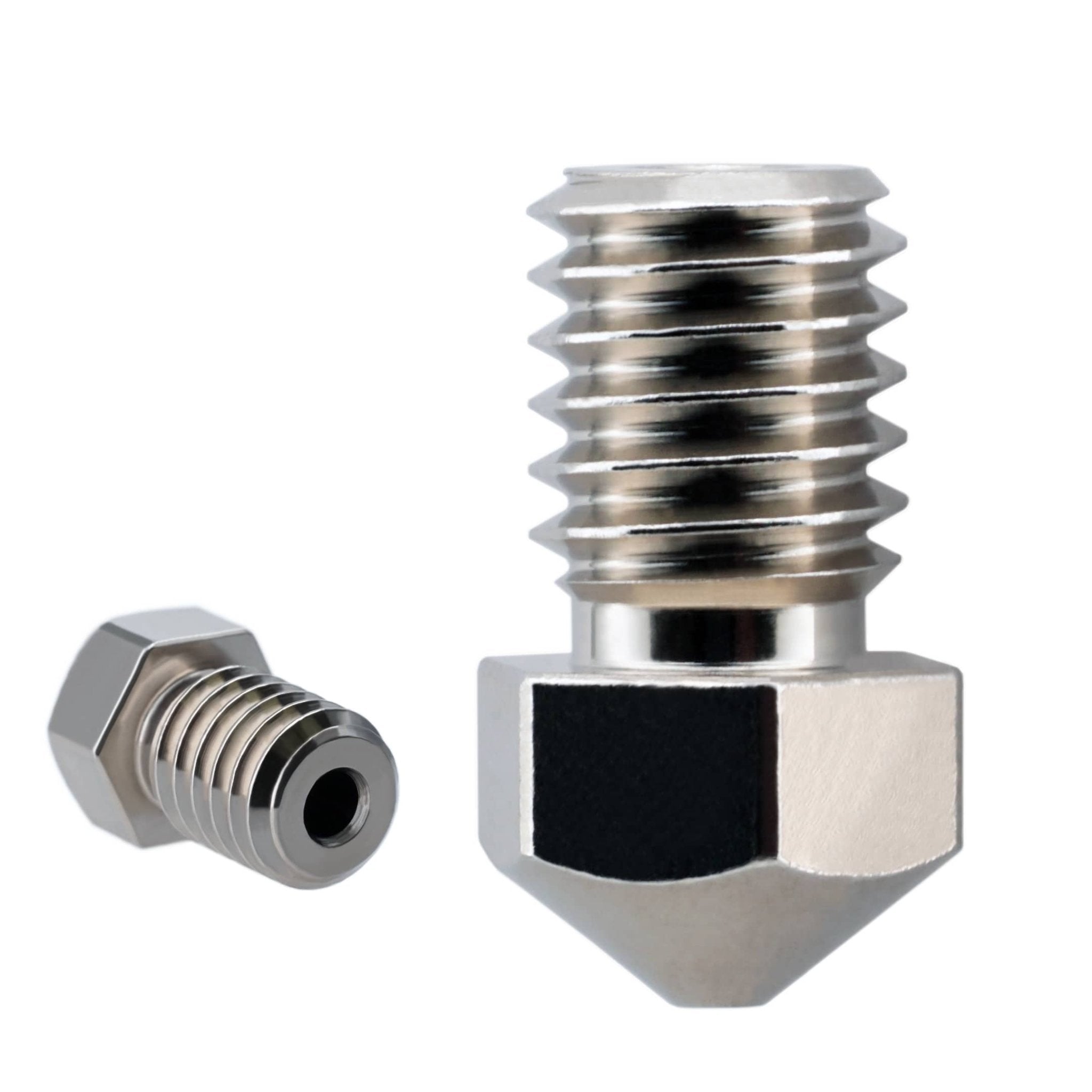 Micro Swiss Brass Plated Wear Resistant Nozzle for V6 RepRap - M6 Thread 1.75mm - 0.2mm - M2552 - 02 - DREMC STORE