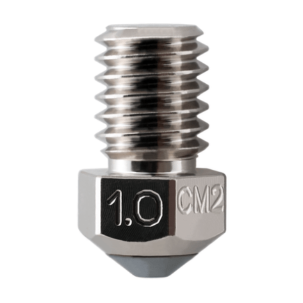 Micro Swiss CM2™ Hardened High Speed Steel Nozzle RepRap - M6 Thread 1.75mm - 1.0mm - M2902 - 10 - DREMC STORE