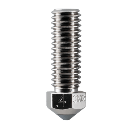 Micro Swiss CM2™ Hardened High Speed Steel Nozzle Volcano - M6 Thread 1.75mm - 0.4mm - M2903 - 04 - DREMC STORE