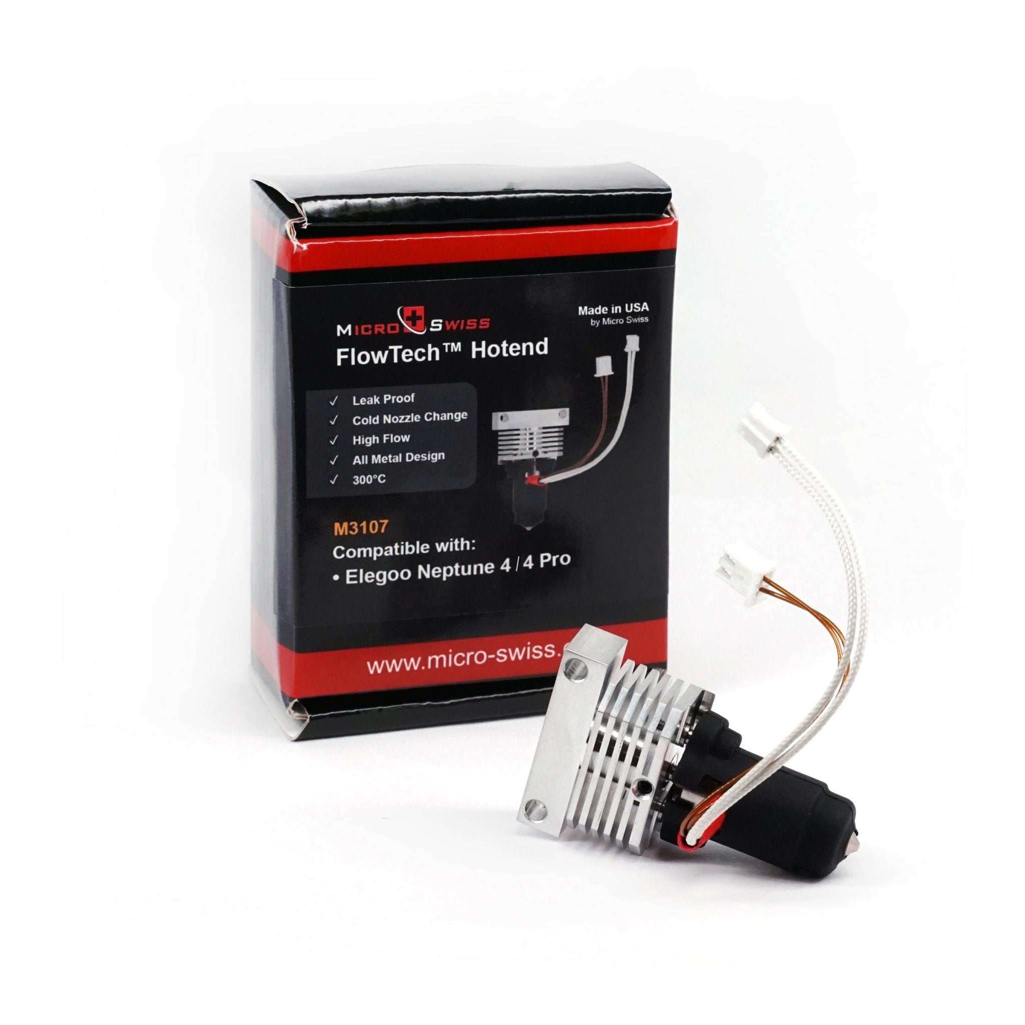 Micro Swiss FlowTech™ Hotend for ELEGOO Neptune 4 / 4 Pro - M3107 - DREMC STORE