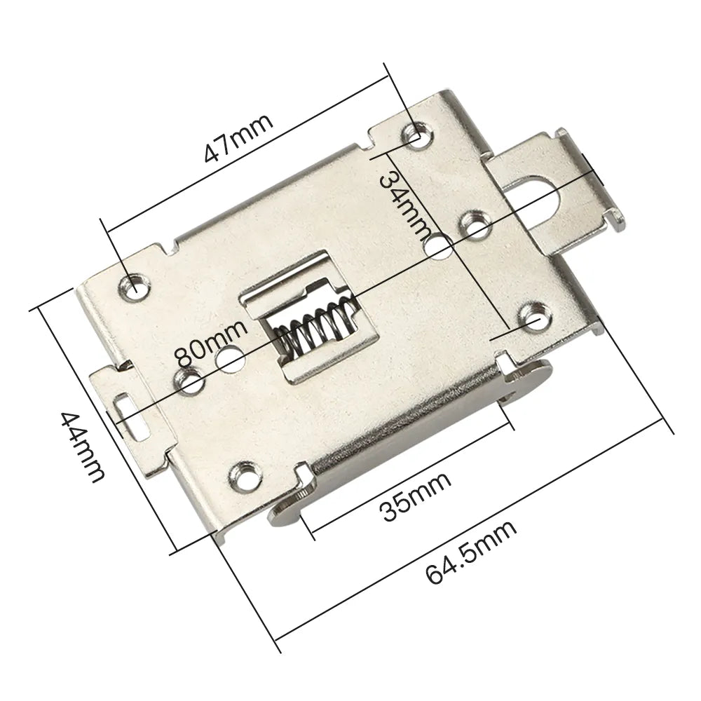 Nickel Plated Steel 1.5mm Steel Plate DIN Rail Mounting Bracket For Voron 2.4 G3A - F - DING3A - DREMC STORE