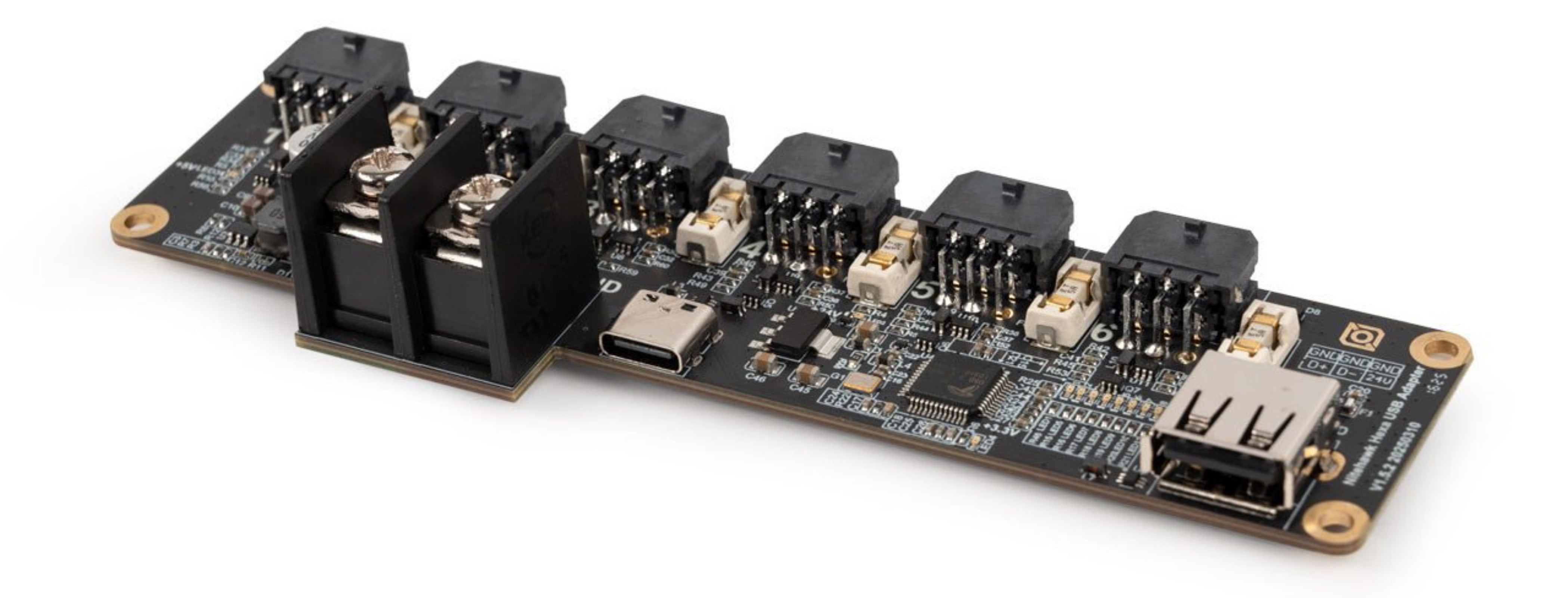 NiteHawk Hexa 6+1 USB Expander PCB - LDO-NH-Hexa - DREMC STORE 3D Printing Supplies