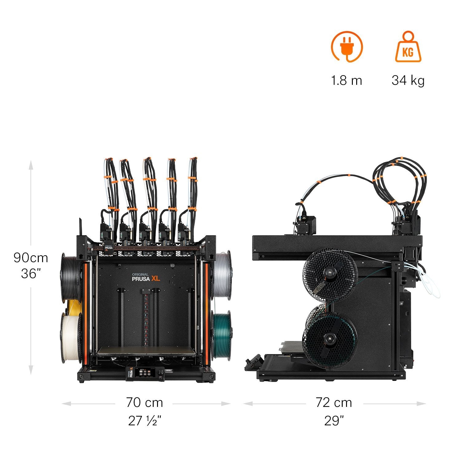 Original Prusa XL+ 3D Printer - 1 Toolhead - 7829 - DREMC STORE 3D Printing Supplies