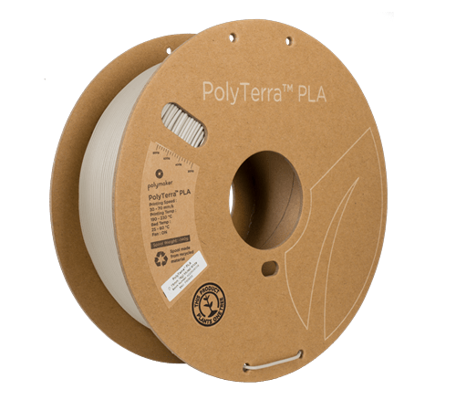 Panchroma™ Matte PLA (Formerly PolyTerra™ PLA) Filament 1.75mm 1kg - Muted White - PA04002 - DREMC STORE