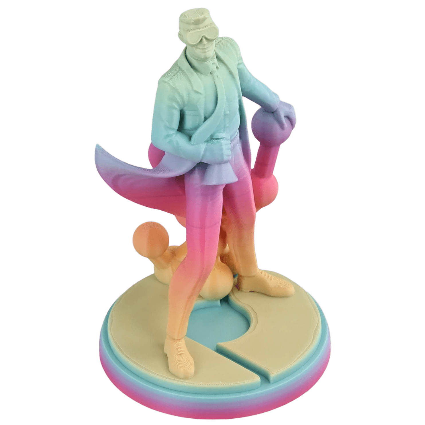 Panchroma Satin PLA Rainbow 1.75mm 1kg Filament - Satin PLA Rainbow - CA05001 - DREMC STORE