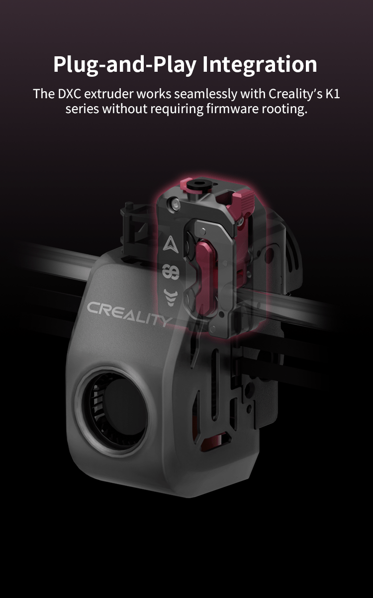 Phaetus DXC Extruder for Creality K1 Series 3D Printers - 6973090165451 - DREMC STORE