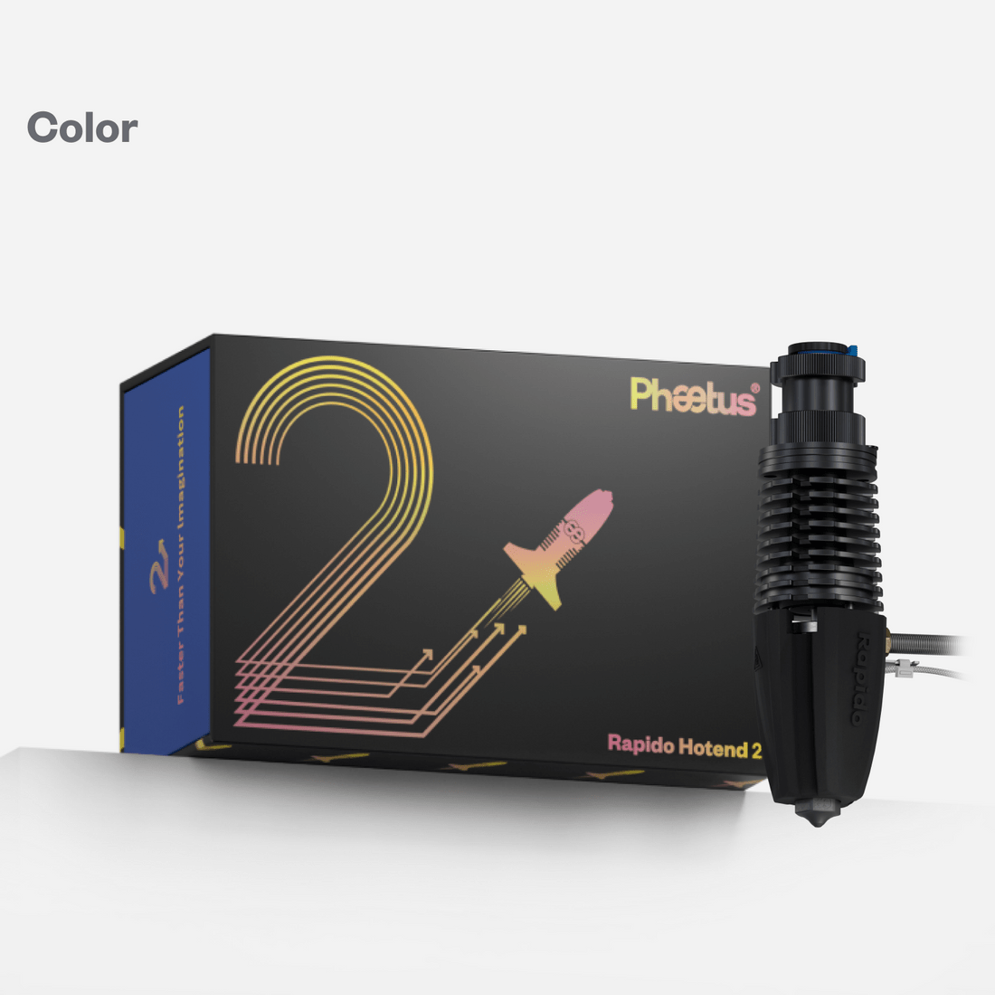 Phaetus Rapido Hotend 2F - UHF w/ PT1000 Thermistor - Black - 6973090164652 - DREMC STORE
