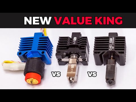 BIQU Panda Revo vs Phaetus Conch+ vs E3D HF ObXidian (HOTEND TEST for Bambu X1/P1) Video