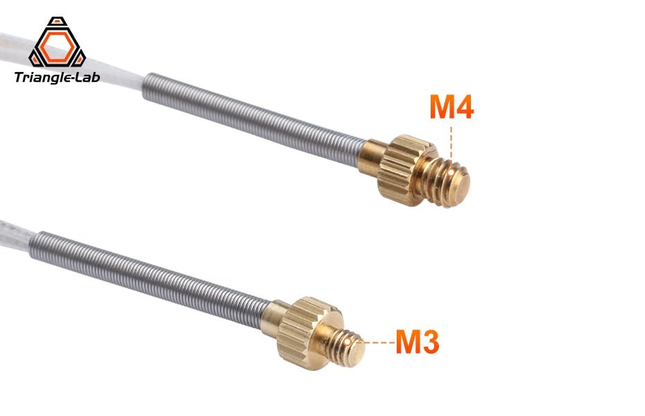 PT1000 Pro High temperature thermistor (450°C) M4 / M3 Screw In - M3 - 43665065 - DREMC STORE