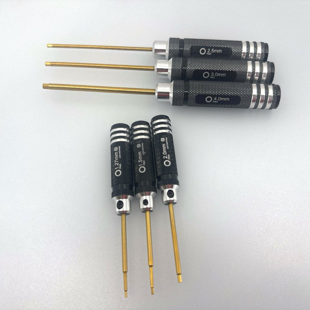 Set of 6 Metric Hex Key Drivers for 3D Printers - Allen Keys Straight Driver - LDO - HEX - KIT - DREMC STORE