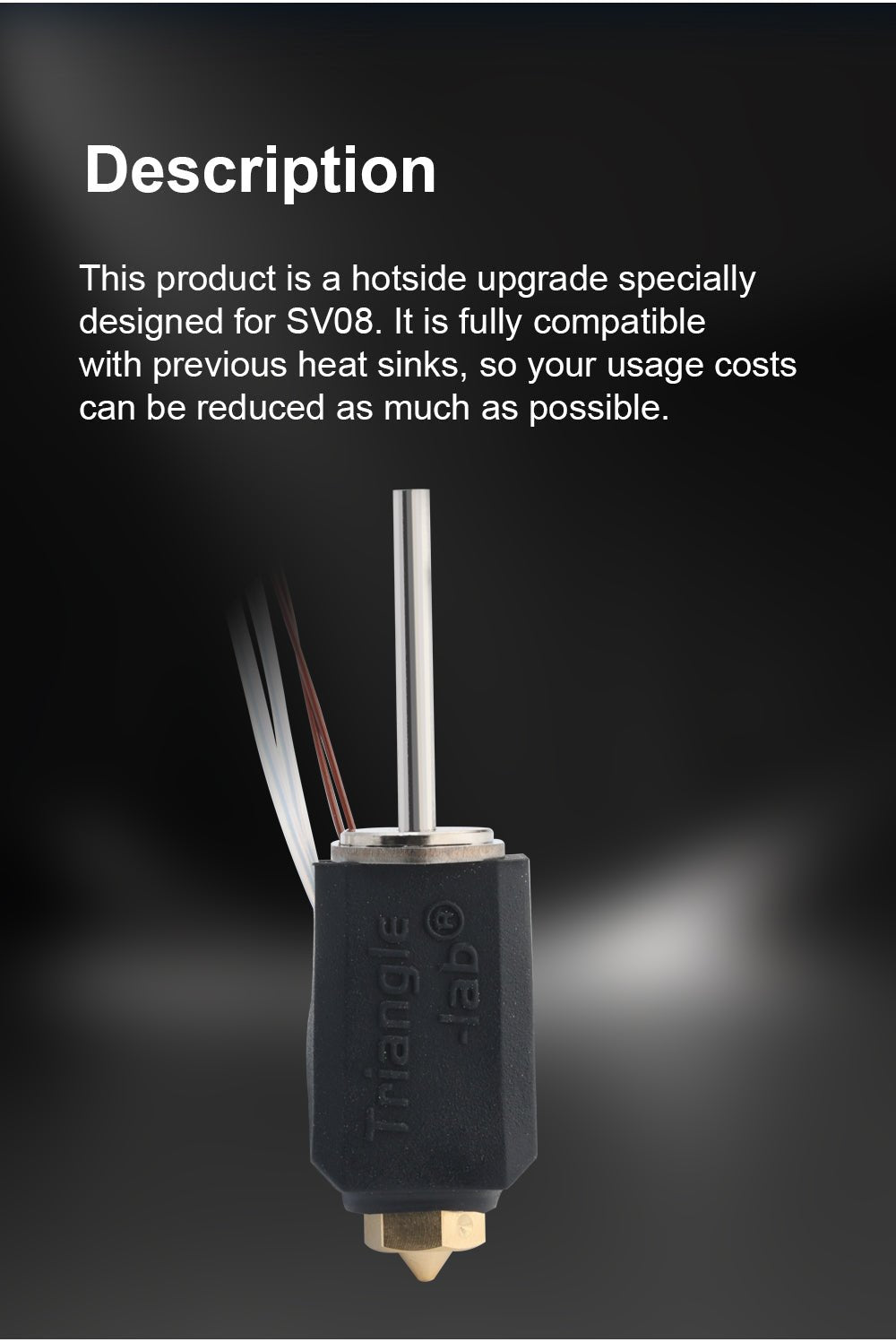 Trianglelab CHCB - SV08 Hotend for SV08 Hotend - For SV08 - CHCB - SV08 - DREMC STORE