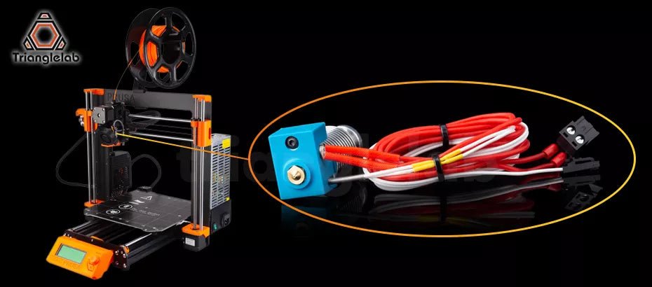 Trianglelab V6 Hotend comptaible for PRUSA i3 MK3 MK3S comptaible - Hotend Kit - TL - V6HOTEND - 24V - KIT - DREMC STORE