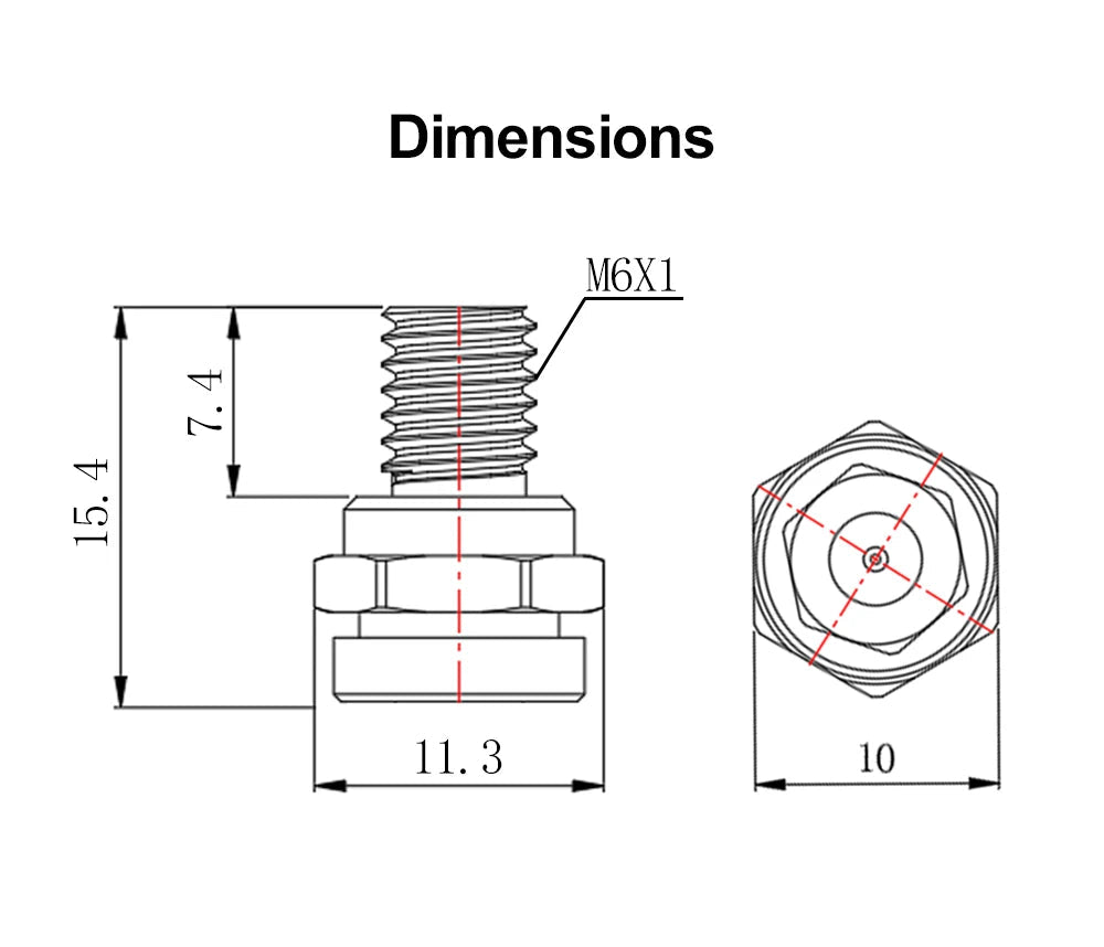 Trianglelab ZS® - MZE™ DLC Melt Zone extender - ZS - MZE - DREMC STORE