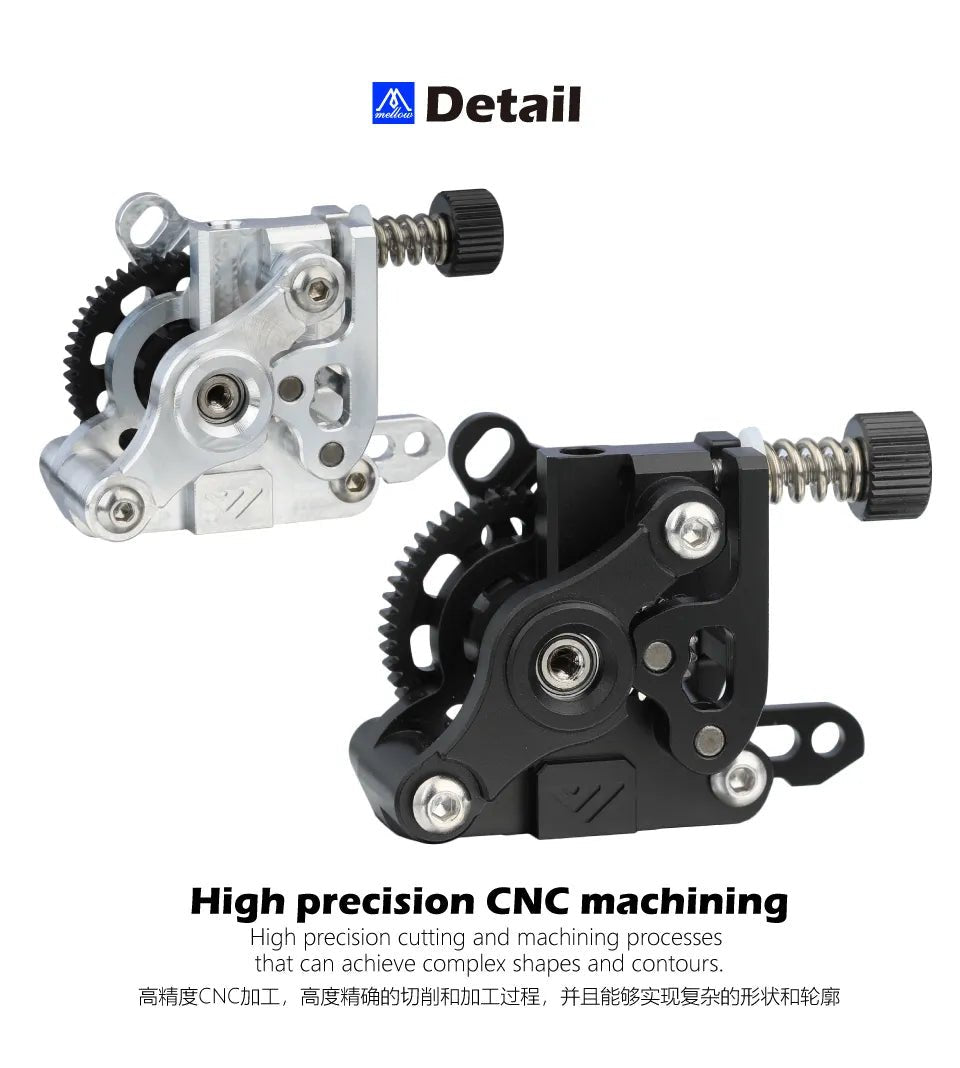 Vz Extruder Gear All Metal Vz - Hextrudort - Low by Mellow3D - Set 1 (VZ Extruder) no Motor - 7VZAHLES - DREMC STORE