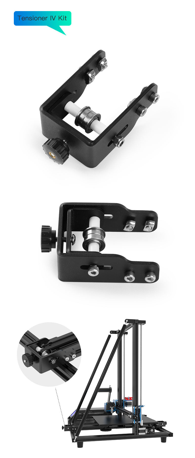 Timing Synchronous Belt Pulley Tensioner for Creality Ender 3/5 and CR-10 Series