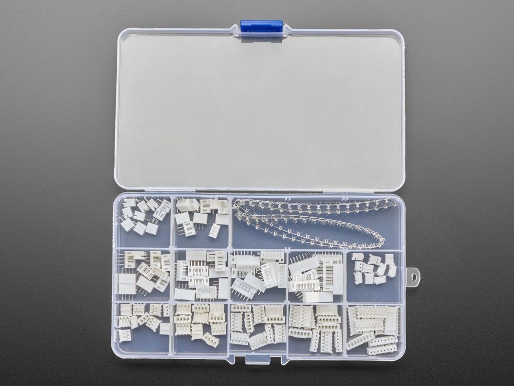 2.0mm Pitch Connector Kit - JST PH Compatible - 540 Piece Kit - 86313641 - DREMC STORE