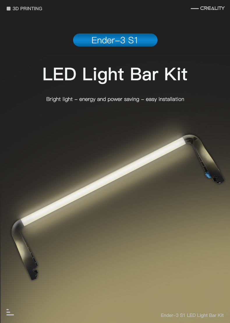 Ender-3 S1 / Ender 3 V2 / Ender 3 V3 LED Light Bar Kit