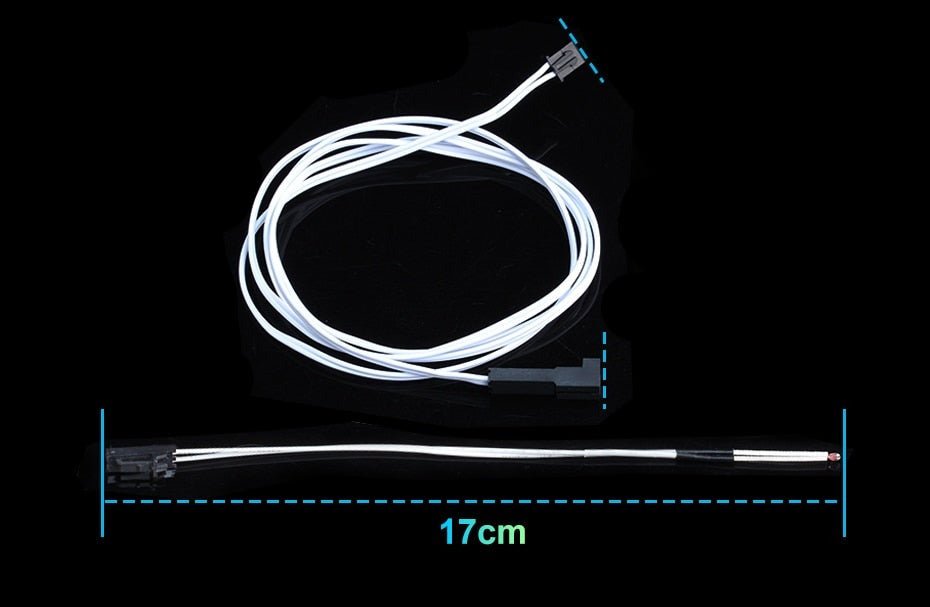 3950 100K Bean Style Thermistor 1.5M / 2M DrHotSwap For Creality Printers - 1m - 75701417 - DREMC STORE