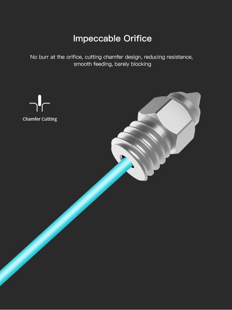 5PC Creality Copper Alloy Plated Nozzle Kit for CR 6 SE / MAX / CR10 Smart / Ender 3 S1 - 4004020053 - DREMC STORE