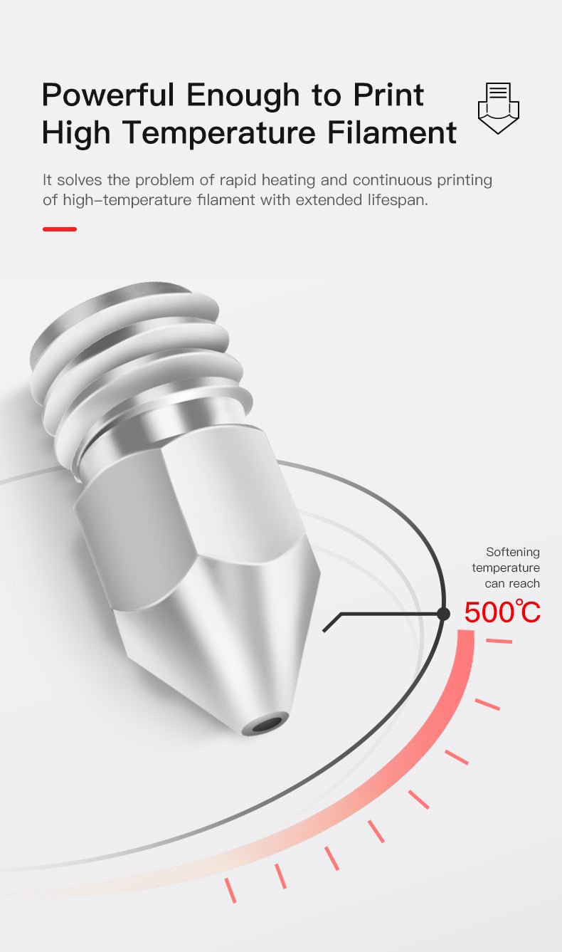 5pc Creality MK Copper Nozzles Kit - 4004020056 - DREMC STORE