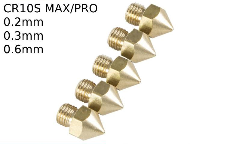 5PCS 3D Printing Brass Nozzle For CR-10S Pro/CR-10 MAX