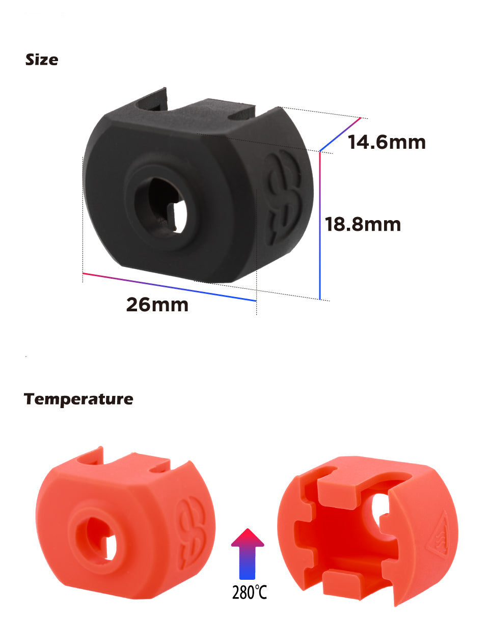 Phaetus Dragonfly Silicone Socks For Dragonfly BMO BMS H2 V1 (1pc)