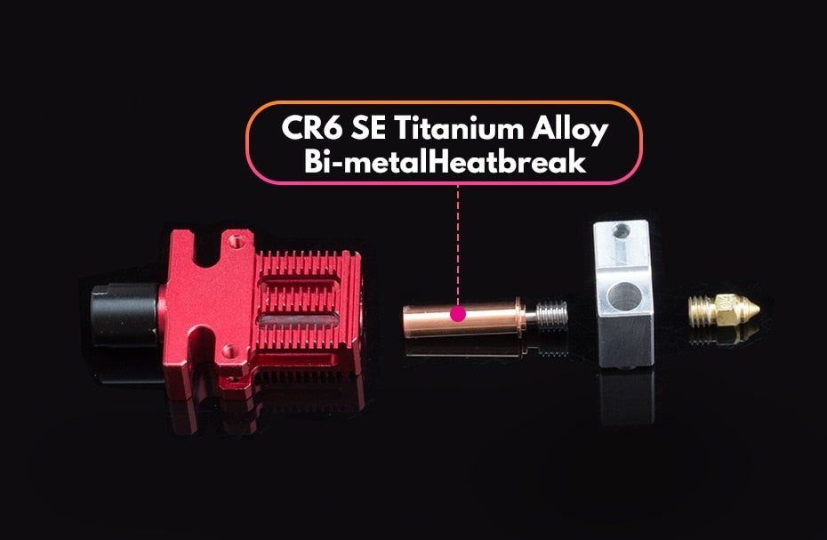 CR 6 SE Titanium alloy All Metal Heat Break For CR-6 SE Ender 3 Neo