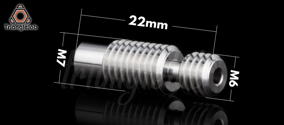 V6 Compatible Titanium Alloy Heat Break 1.75mm - Trianglelab