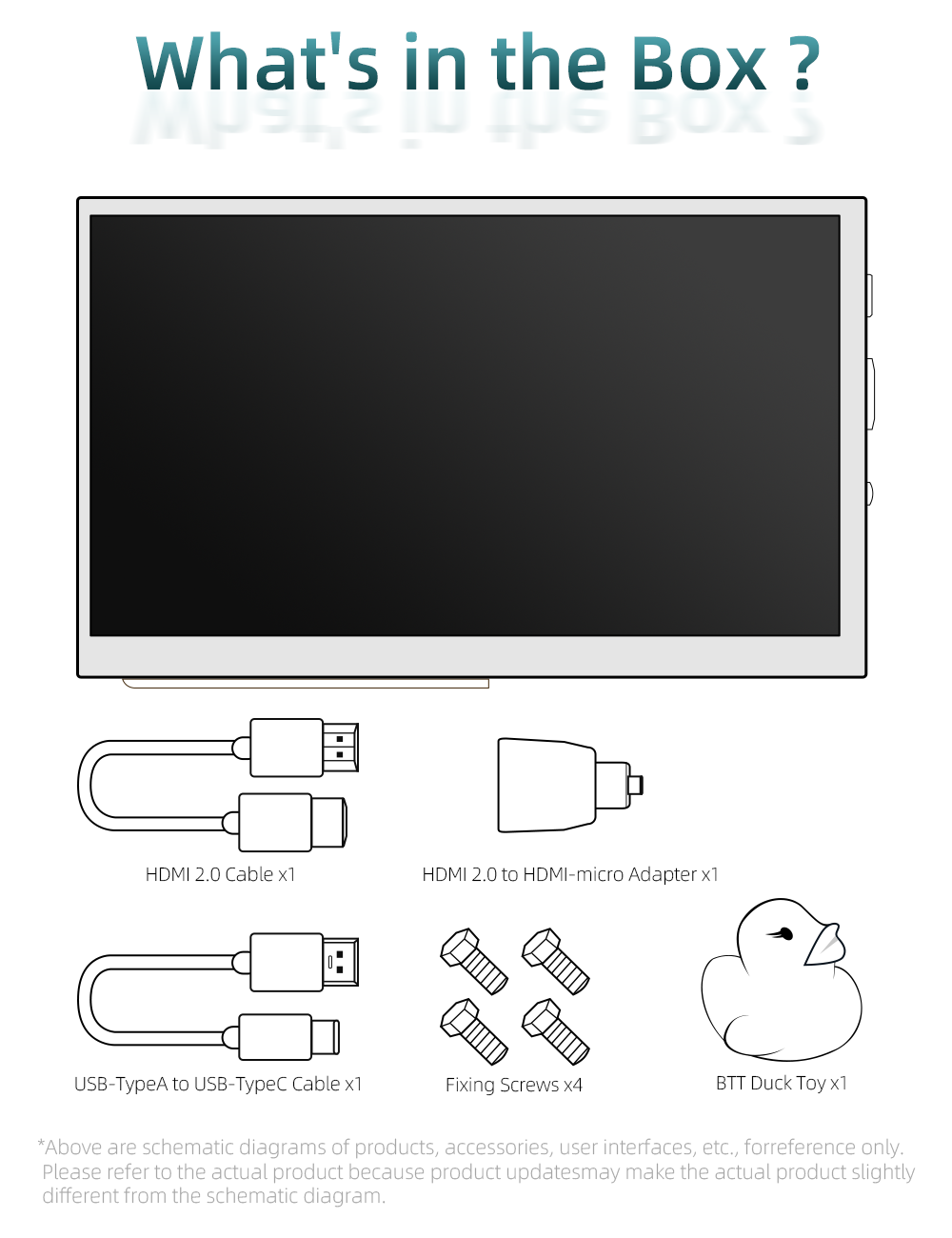 Bigtreetech HDMI5 / HDMI7 LCD Display Touch Screen IPS for Klipper Raspberry PI