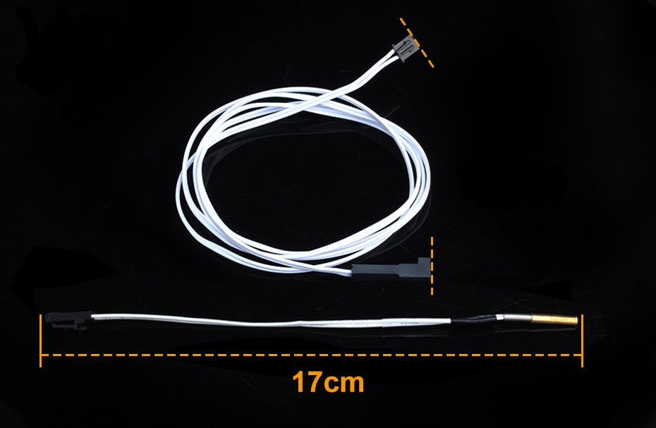 3950 100K Cartridge Style thermistor 1.5 / 2M DRHOTSWAP HOTSWAPABLE For Creality Printers