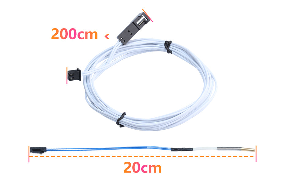 DRHOTSWAP PT1000 Pro High temperature thermistor (450°C) 2M