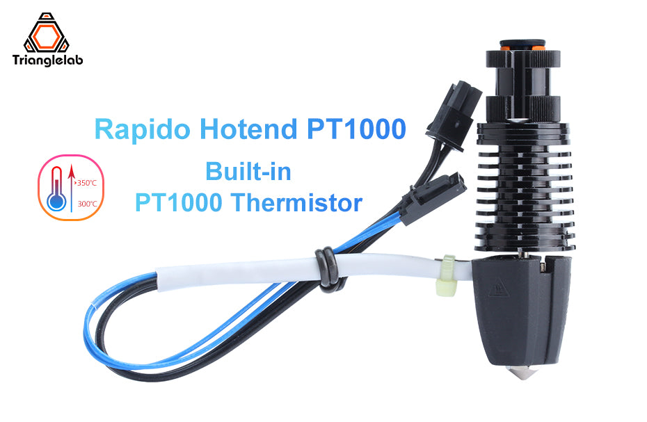 Trianglelab Rapido Hotend Plus - HF/UHF w/ PT1000 Thermistor