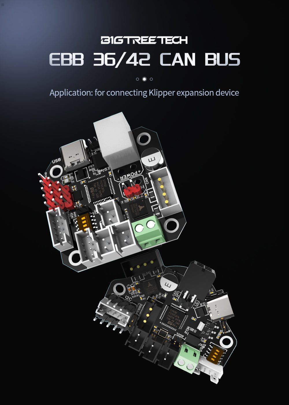 Bigtreetech EBB 36/42 MAX Can Bus for Klipper Hotend Tool Head Expansion Device