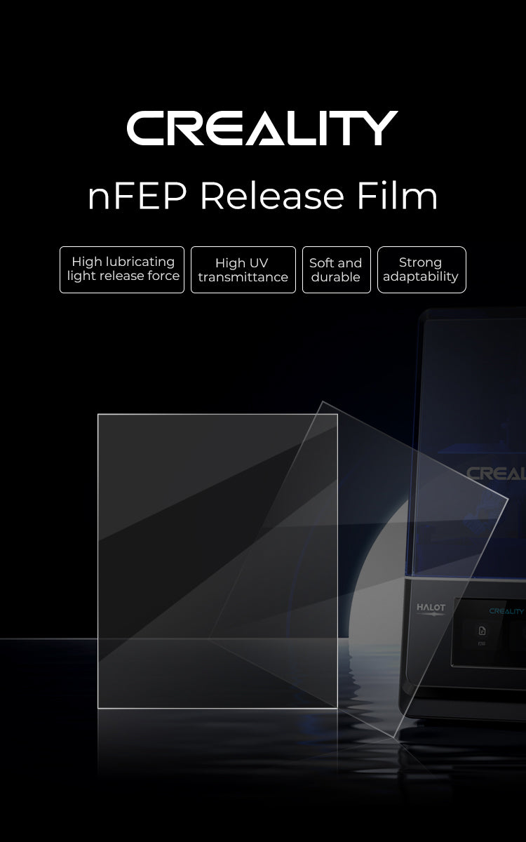 1pc Release Film nFEP 297*210*0.15mm for Creality Halot SKY, LD-006 / Elegoo Saturn / ANYCUBIC Mono X / Flashforge Foto 8.9