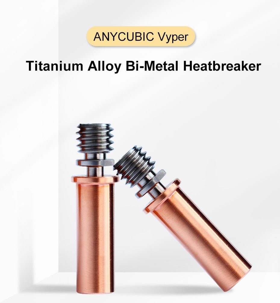 ANYCUBIC Titanium Alloy All Metal Heat Break For ANYCUBIC Mega S / Mega Pro / Vyper - 1005003180024859 - DREMC STORE