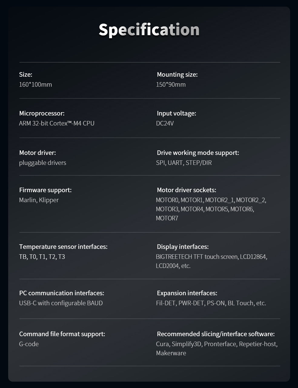 Bigtreetech Octopus V1.1 STM32F446 - 1020000286 - DREMC STORE