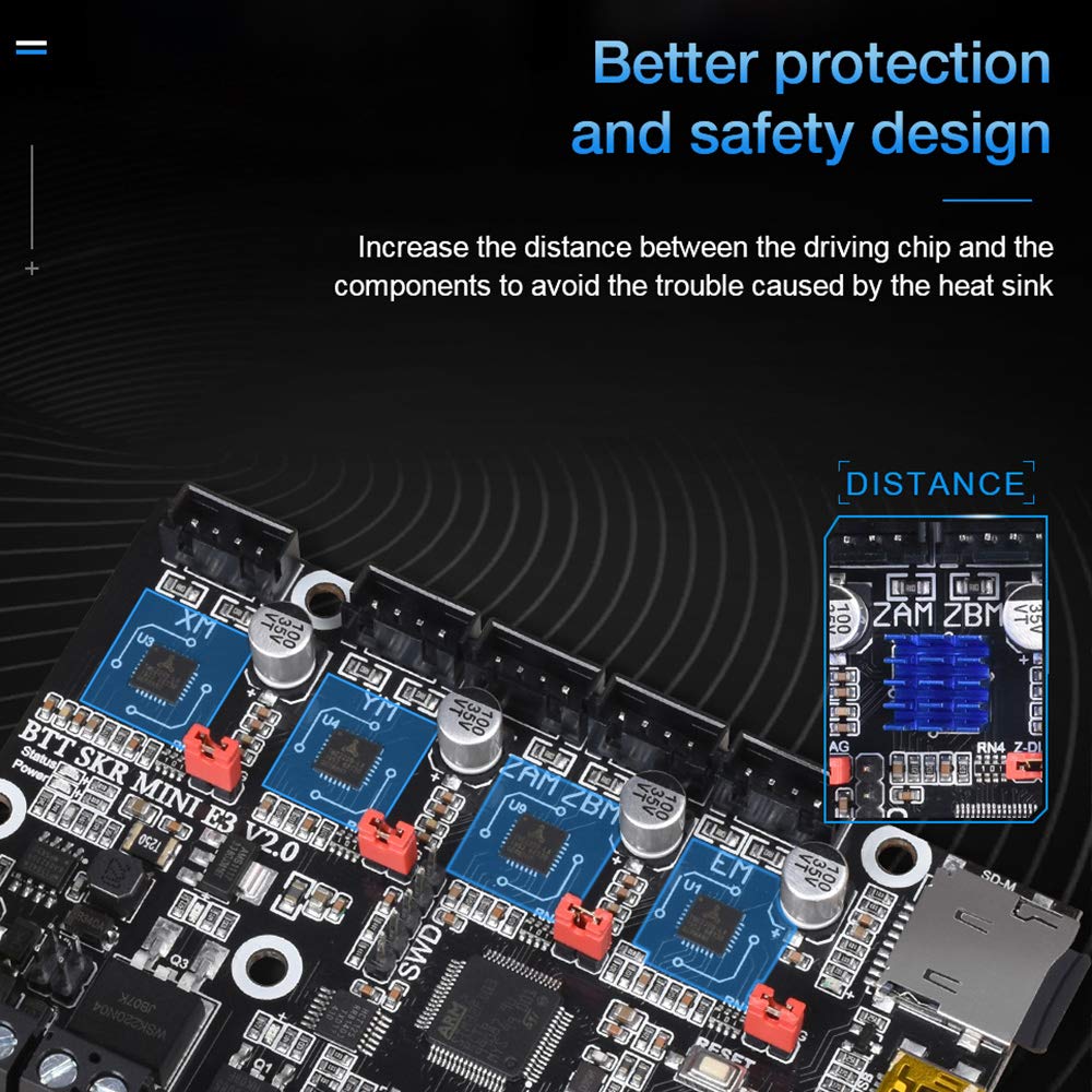 BIGTREETECH SKR MINI E3 V2.0 32 Bit TMC2209 Motherboard for Ender 3 - ZZB000534 - DREMC STORE