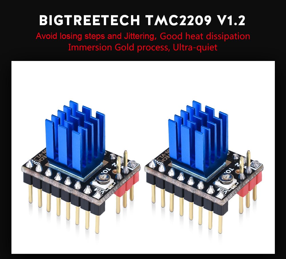 Bigtreetech TMC2209 V1.2 Stepper Motor Driver - 1x - ZZB000316 - DREMC STORE