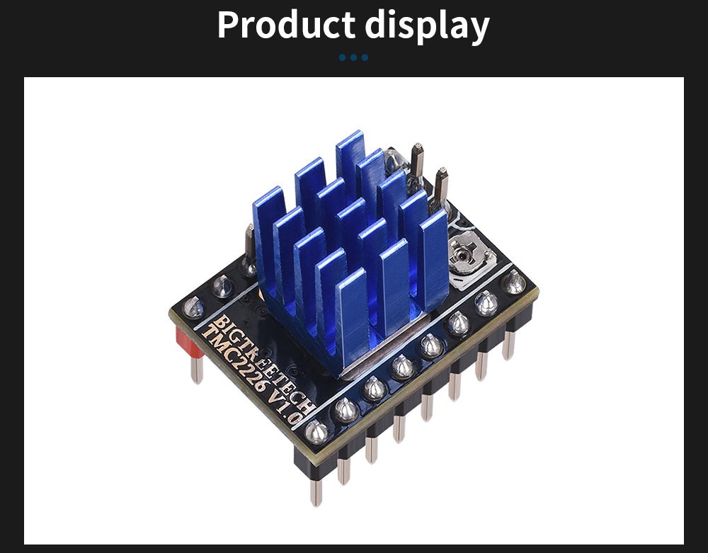 BIGTREETECH TMC2226 V1.0 Stepper Motor Driver - Silent - For SKR V1.3/V1.4 Turbo - 1x - ZZB000415 - DREMC STORE