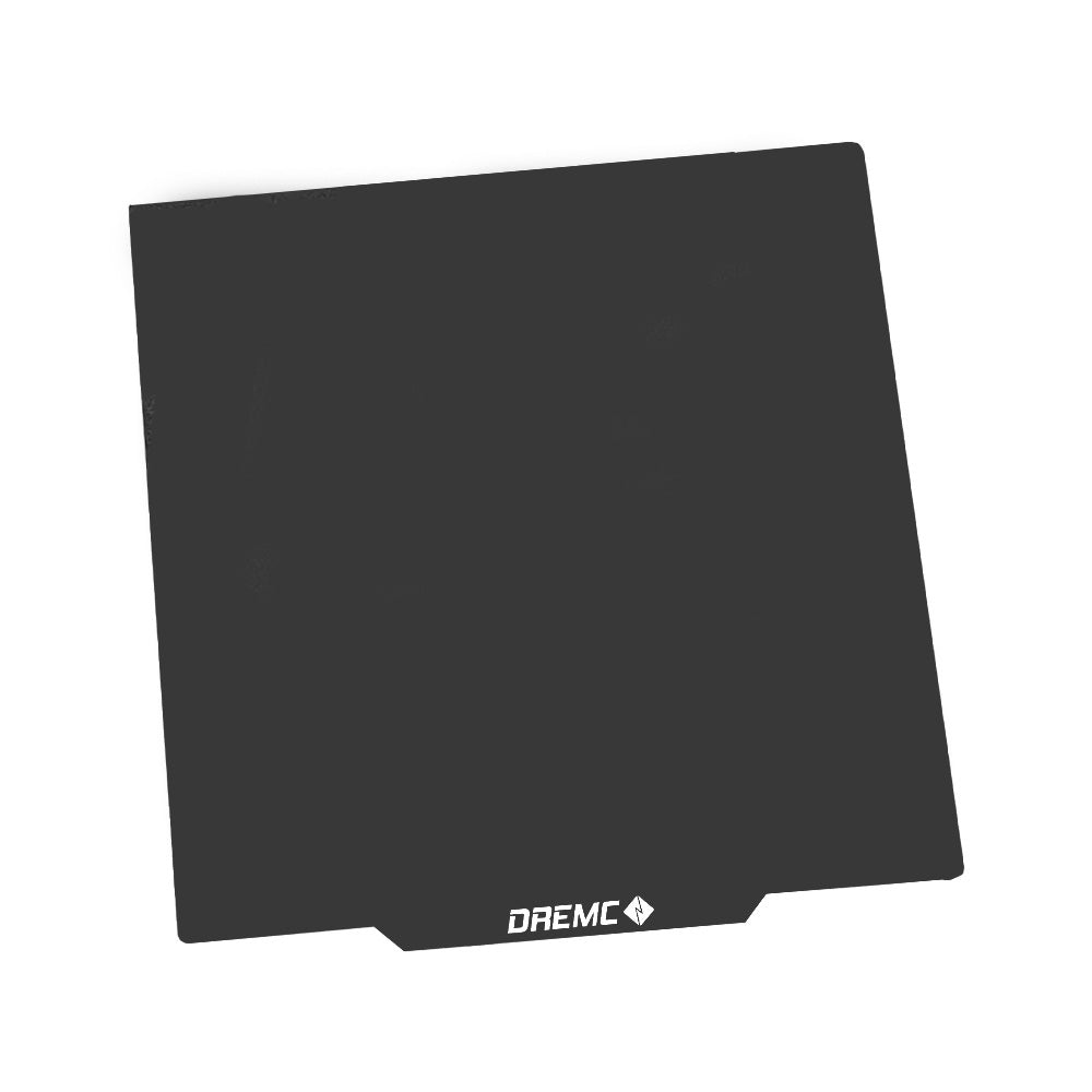 Black Smooth PEI Spring Steel Build Plate(Voron, Ender 3,5 Bambu Labs) - 125x125 - DRJ-125-125 - DREMC STORE