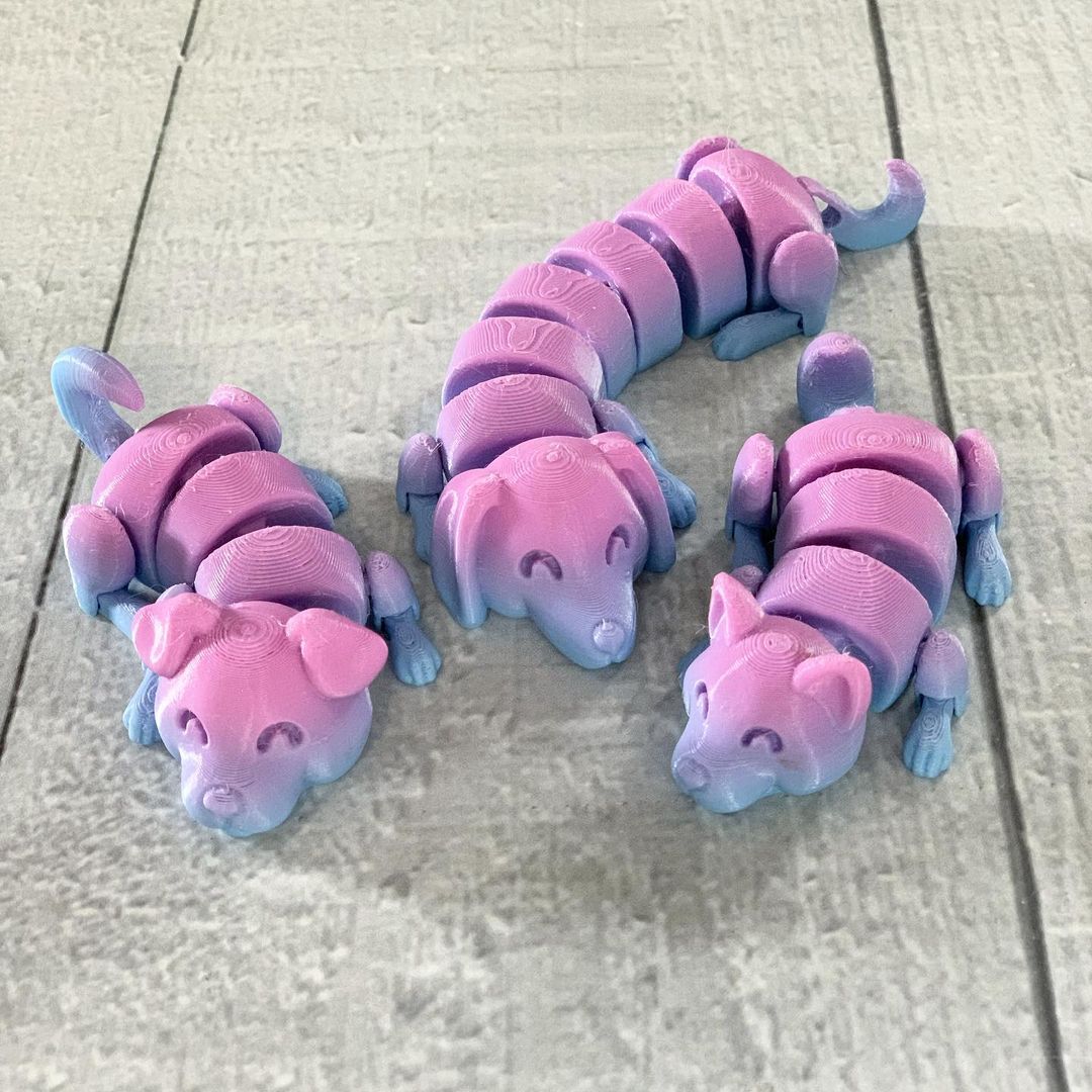 Cookiecad PLA Gradient Filament 1.75mm 1kg - Unicorn (pink → blue → purple) - X002ROCMFT - DREMC STORE