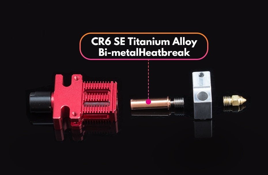 CR 6 SE Titanium alloy All Metal Heat Break For CR - 6 SE Ender 3 Neo - TL - 68074409 - DREMC STORE