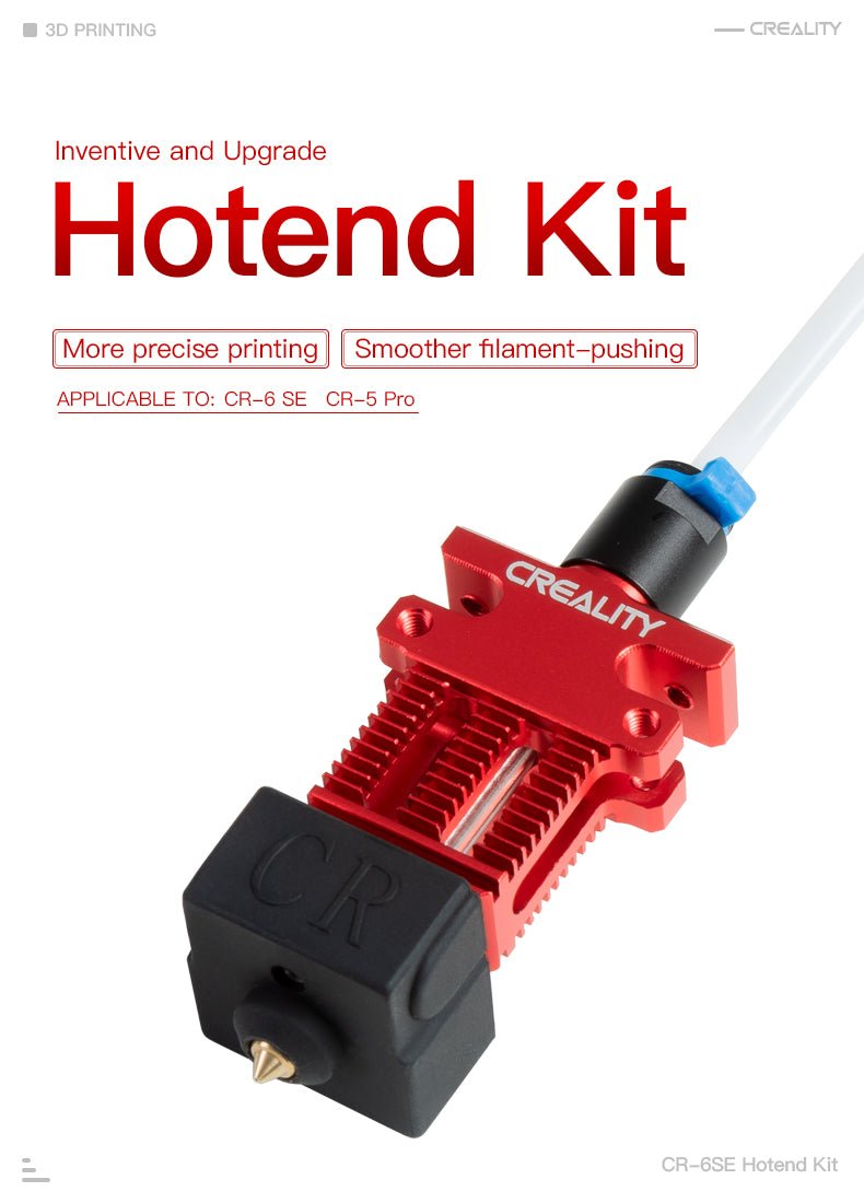 Creality CR 6 SE Hotend Kit with PTFE Tube + Heater Cartridge + Thermistors - 4001030042 - DREMC STORE