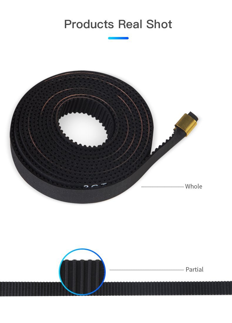 Creality CR 6 SE X and Y - axis Synchronous Timing Belt - Y Axis Belt - 2102011027 - DREMC STORE