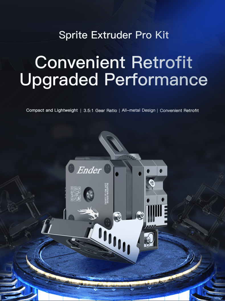 Creality Direct Drive Sprite Extruder Pro Kit (300°C) for Ender 3 Series (Pro, V2, Max) - 4001020036 - DREMC STORE