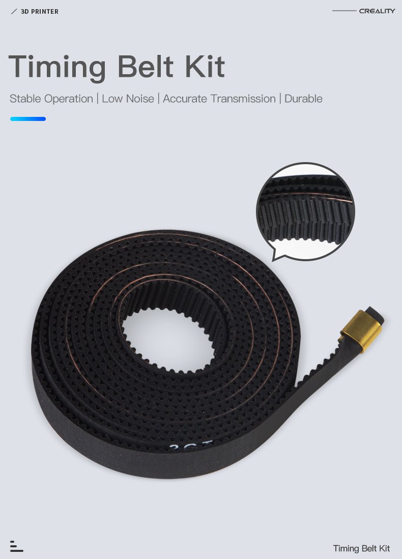 Creality Ender 3 V2 X and Y - axis Synchronous Timing Belt - Y Axis Belt - 4001080002 - DREMC STORE